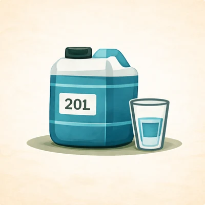 Grafik mit 20L Wasserkanister