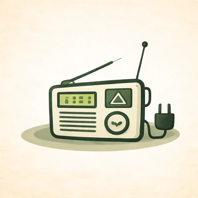 Grafik Notfallradio ausgesteckt